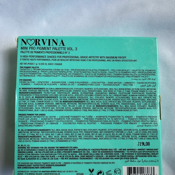 ABH Norvina mini-pro palette vol 3 new in box - Picture 3 of 6